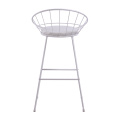 Free Sample Gold Modern Mesh Outdoor Round Dkr Metal Leaf Steel Concrete Stackable Lucy Chairing Dining Side Black Wire Chair